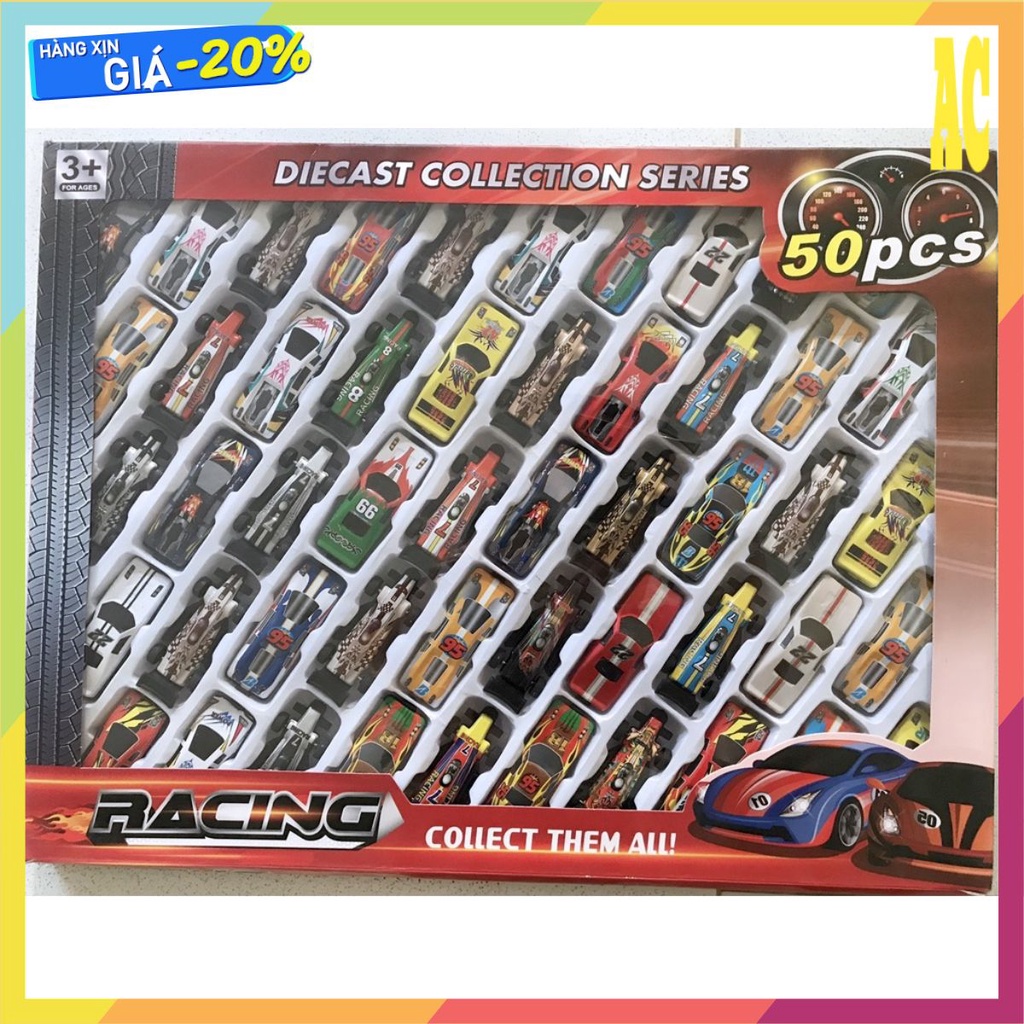 Sét 50 Chiếc Ô Tô Đồ Chơi Cho Bé Siêu Ngầu - MÃ S50.