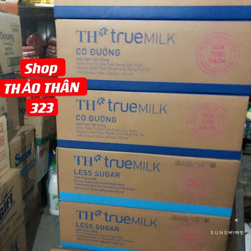 Sữa TH True Milk 180ml (Thùng 48hộp )