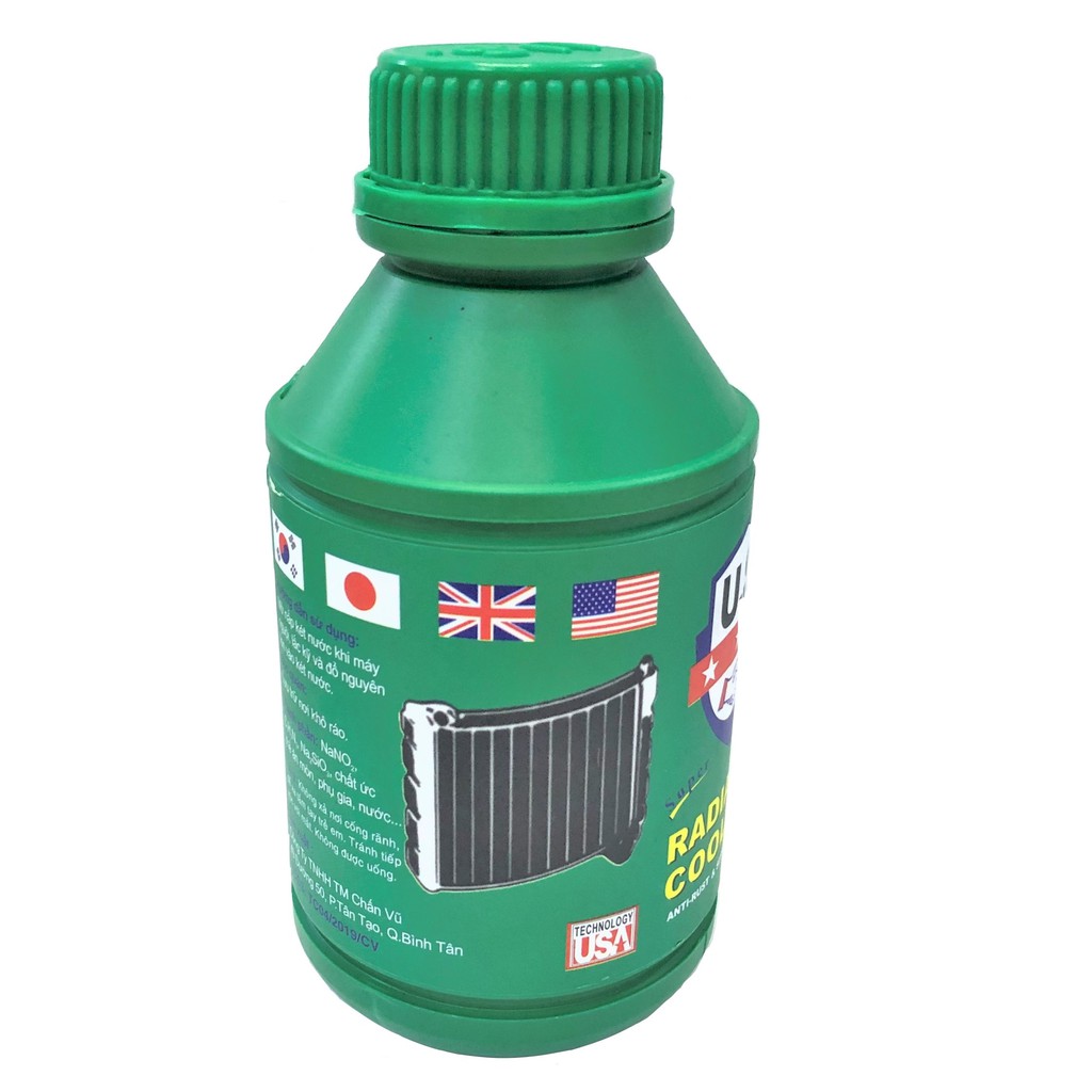Nước làm mát xanh U.S RADIATOR COOLANT 500ML