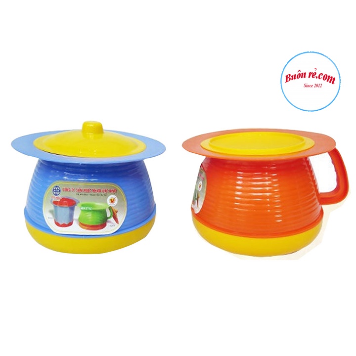 Bô vệ sinh cao cấp cho bé nhựa Việt Nhật (5451) có nắp đậy br01416
