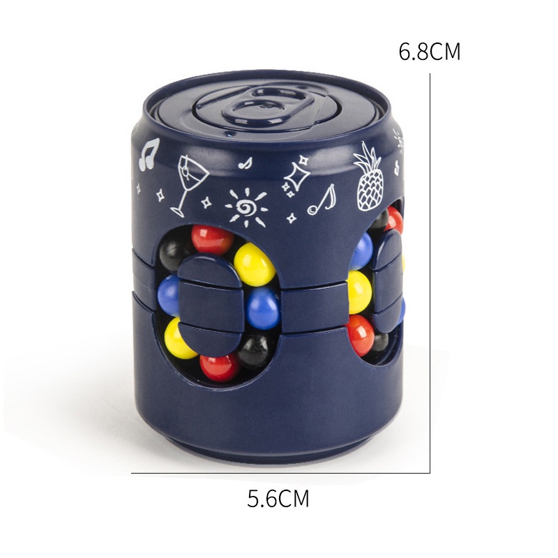 Đồ chơi khối rubik hạt đầu nhiều màu sắc giảm căng thẳng cho người lớn và trẻ em