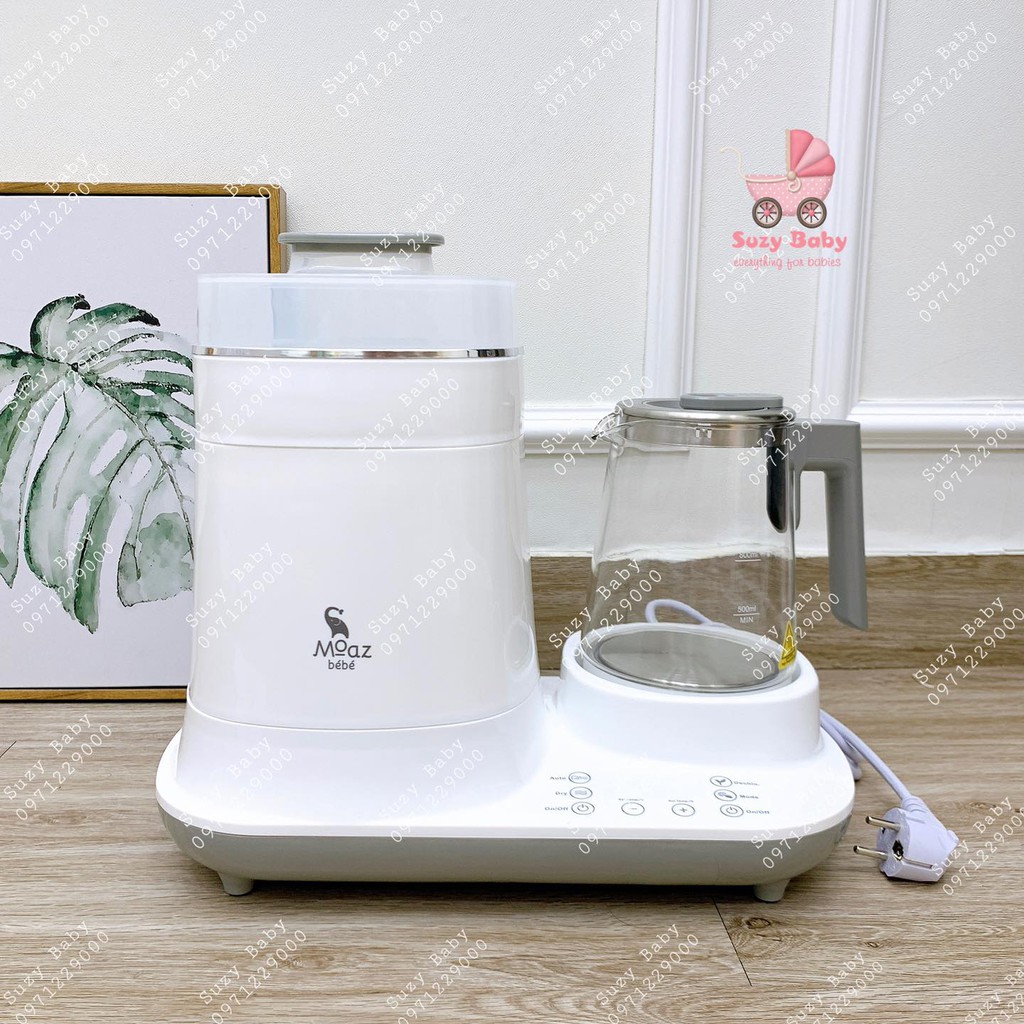 MÁY DUN NƯỚC, TIỆT TRÙNG VÀ SẤY KHÔ 3IN1 MOAZ BÉBÉ MB-018