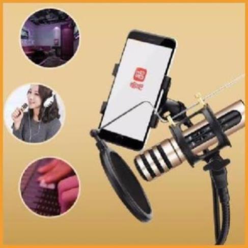 Micro Livestream C7 ,Thu Âm Hát Karaoke Livestream 3 in 1 - Chính hãng BH 12t