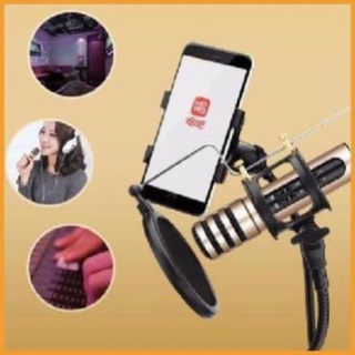 Micro livestream c7 ,thu âm hát karaoke livestream 3 in 1 - chính hãng bh 12t