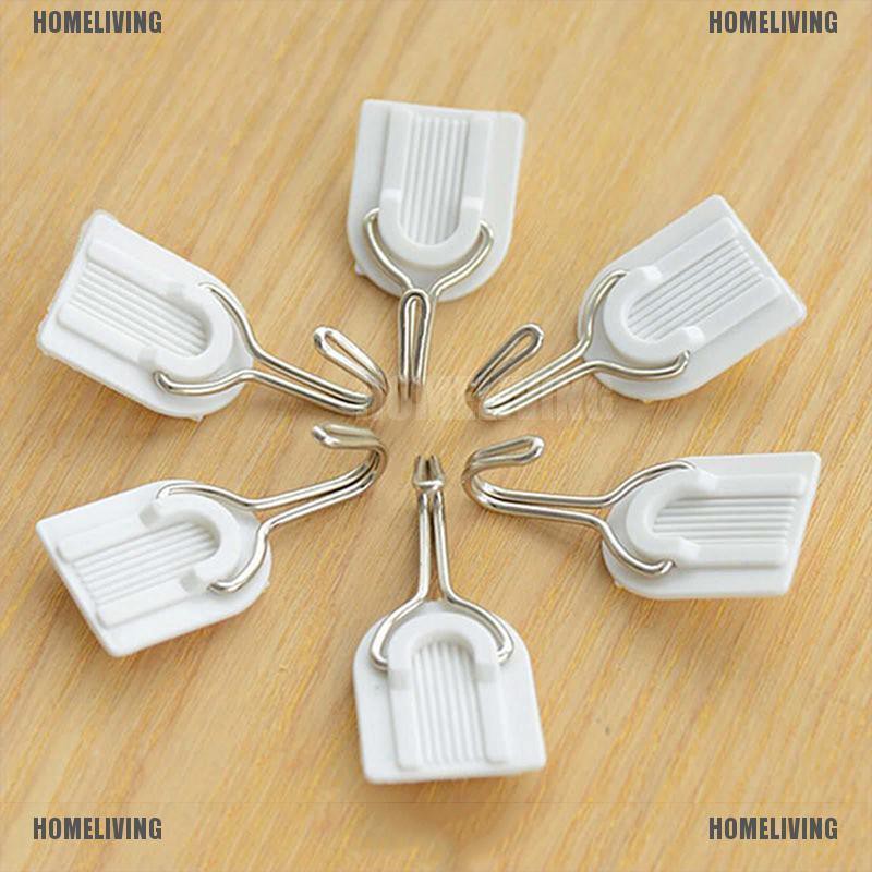 Set 6 Móc Treo Đồ Dán Tường Tiện Dụng