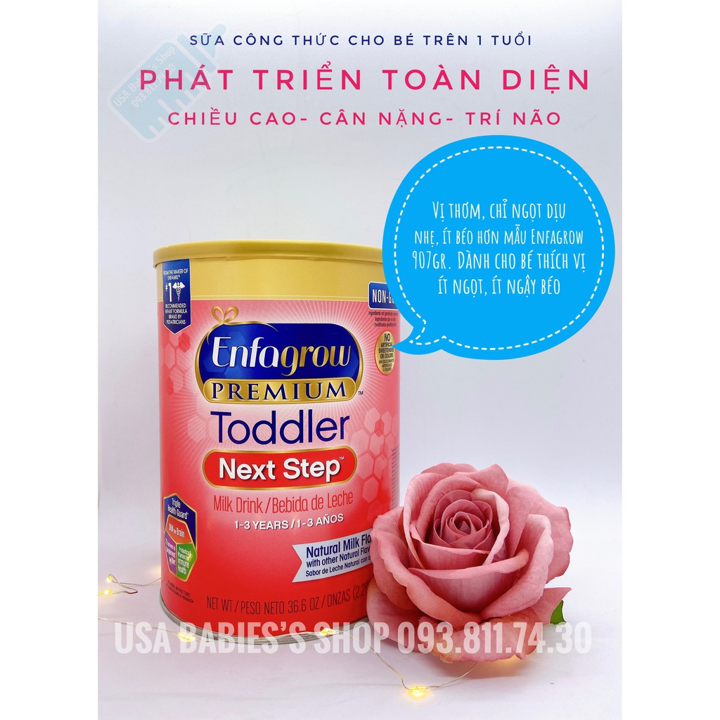 Sữa Enfagrow Premium Toddler - Lon 1.04kg date mới 2022