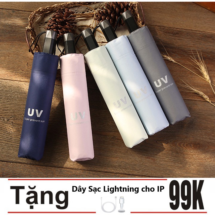 Rẻ Vô Đối - Ô Dù Che Mưa Che Nắng Chống Tia UV 2 Lớp Cao Cấp Nhật Bản