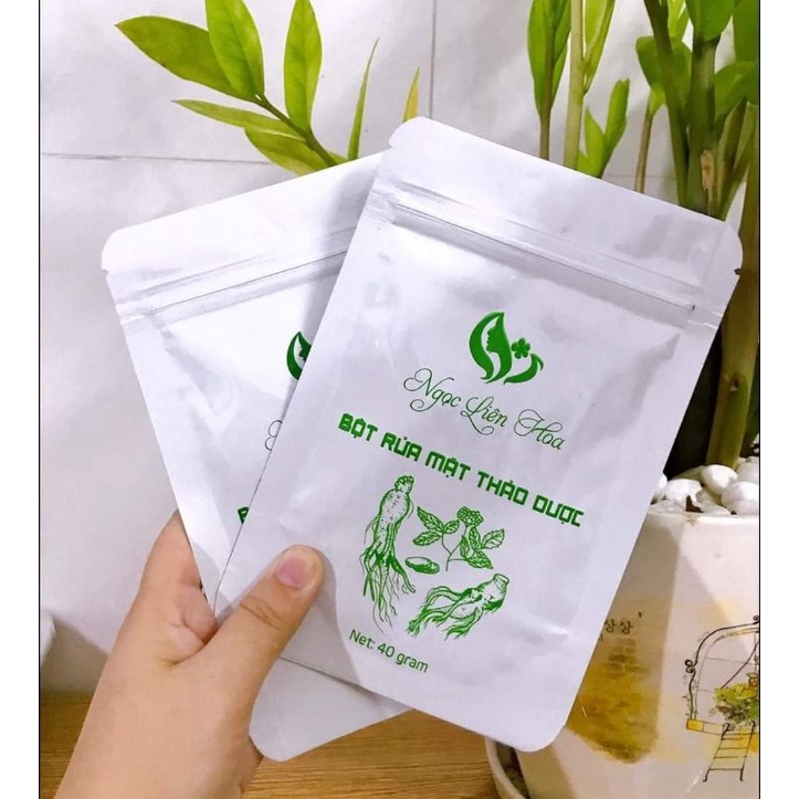 Bột rửa mặt thảo dược