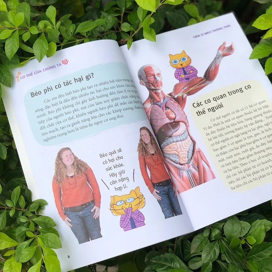 SÁCH - Bách khoa tri thức dành cho trẻ em :Tiến sĩ Mèo thông thái 58K