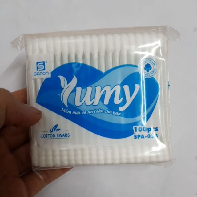 Tăm bông ngoáy tai - Cây bông ráy tai -  Bịch 50/80/200 cái