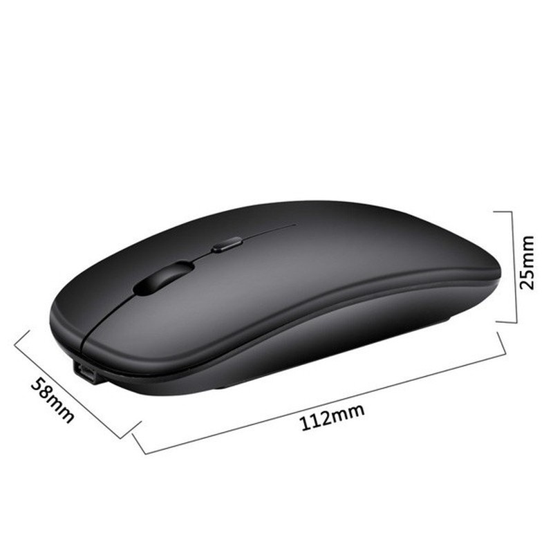 Chuột không dây kết nối bluetooth không ồn sạc lại được tiện lợi dành cho máy tính xách tay máy tính bàn