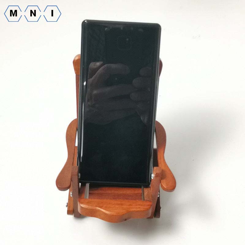 Giá để điện thoại hình ghế gỗ kích thước 11x15cm decor bàn học tiện dụng, giá để điện thoại xem phim