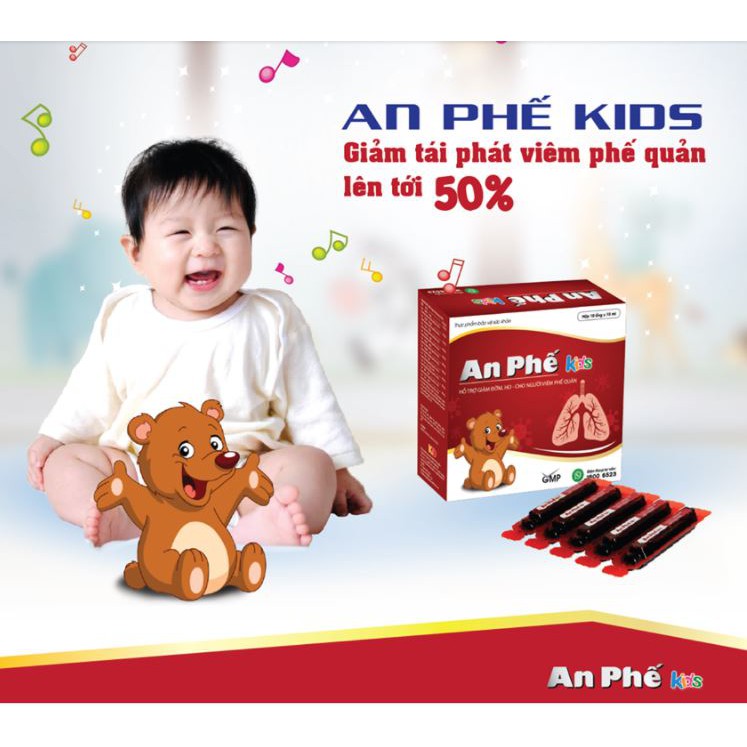 Siro An Phế Kids - Hỗ Trợ Bổ Phế, Giảm Ho Đờm & Đau Rát họng - Hộp 10 ống Thuốc Việt 24h