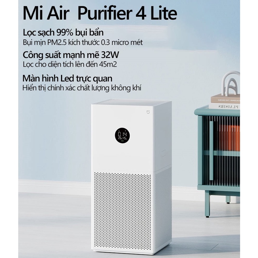 [Hỏa Tốc - HCM] Máy Lọc Không Khí Xiaomi Mi Air Purifier 4 Lite  l Hàng Chính Hãng | Bản Quốc Tế  | BH 12T | Mimax Store