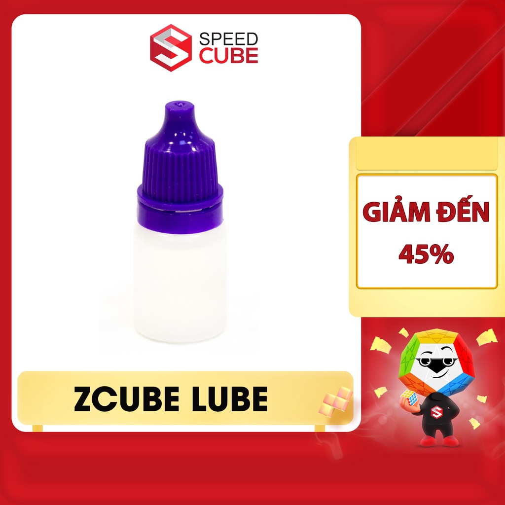 [Mã 44LIFESALE giảm 10% đơn 99K] Lube zcube dầu bôi trơn rubik 8ml - Speed cube shop