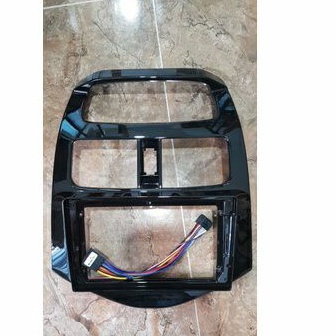 MẶT DƯỠNG LẮP XE CHEVROLET SPARK/ MATIZ 4 2009 2016 9INCH  CÓ JACK NGUỒN ZIN .
