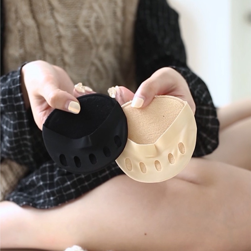 1 Đôi Vớ Tách Ngón Chân Mềm Mại Co Giãn Chống Trượt Hỗ Trợ Giảm Đau Khi Mang Giày Cao Gót Cho Nữ