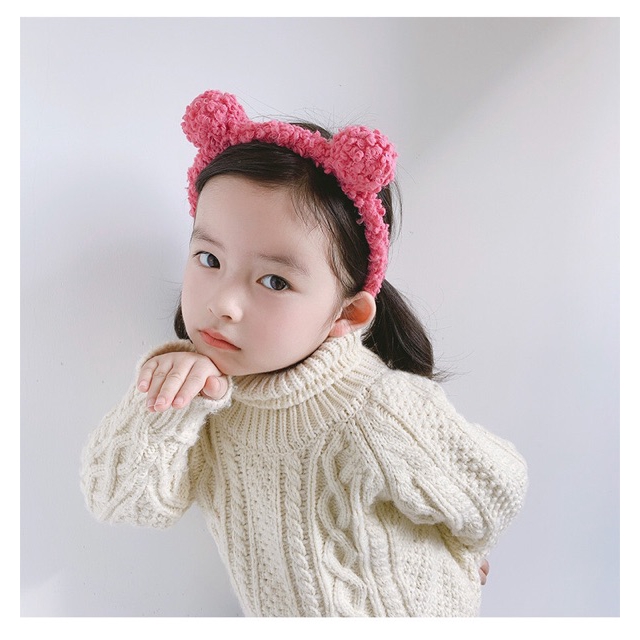 Băng Đô Cài Tóc Hình Tai Gấu Xinh Xắn