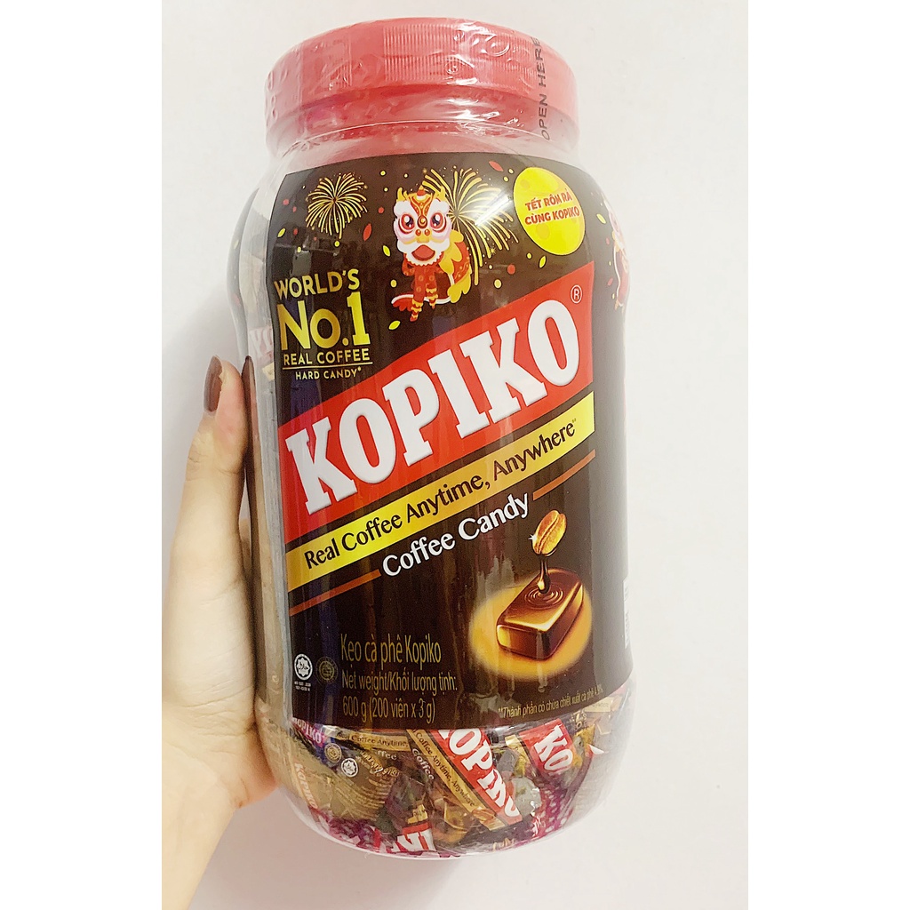 KẸO CÀ PHÊ SỮA VÀ VỊ CÀ PHÊ KOPIKO 560G