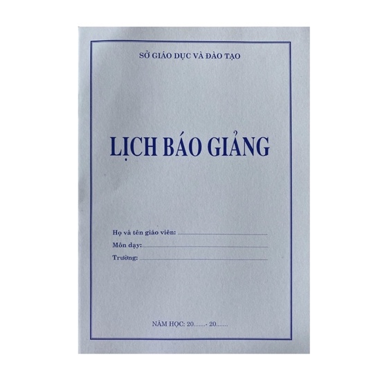 Lịch Báo Giảng Cấp 2-3
