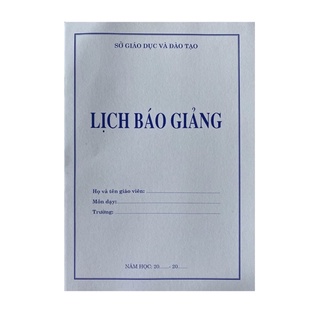 Lịch báo giảng cấp 2-3