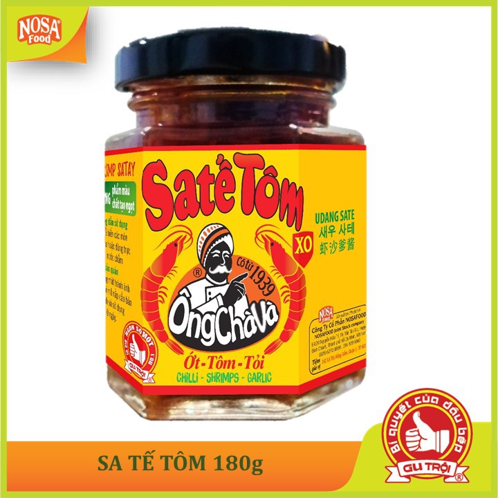 Sa tế tôm Ông Chà Và 180gr (Shrimp satay) _ Sản phẩm có chứa tôm khô | BigBuy360 - bigbuy360.vn