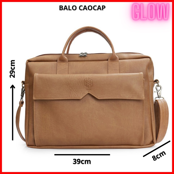 Cặp da công sở đựng latop chống sốc. Mã 02