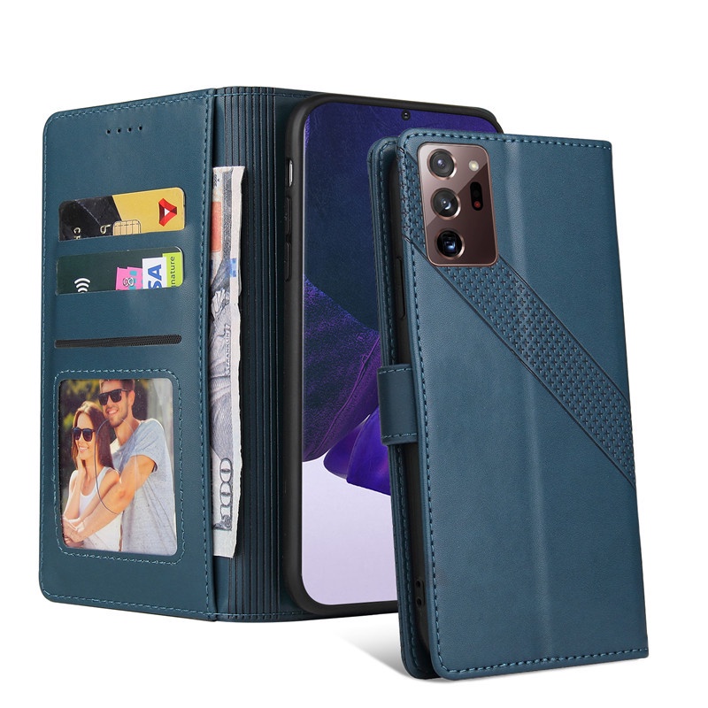 Bao Da Nắp Gập Tích Hợp Ví Kèm Ngăn Đựng Thẻ Cho Samsung Note 20 Ultra 10 Plus 9 8 A04 A04s A12 A13 A50 A51 A52 A52s A50s A30s