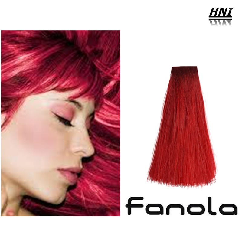 Màu nhuộm Fanola Mix Tone Red 100ml + Oxy 120ml + Chén cọ nhuộm