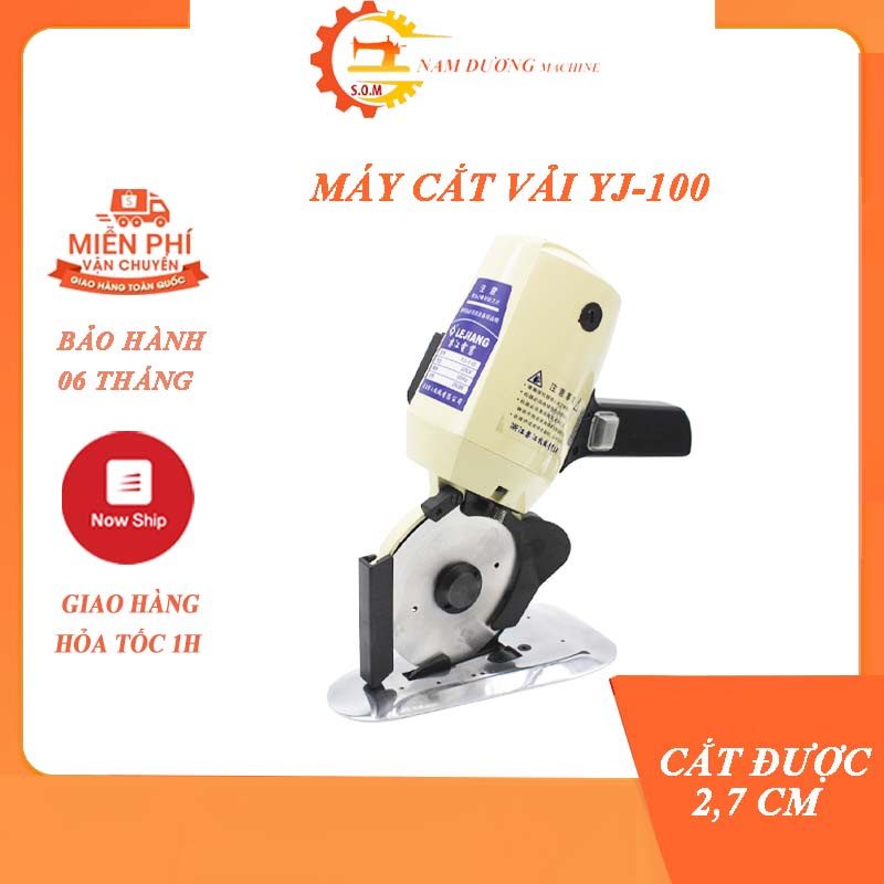 Máy cắt vải cầm tay Lejiang YJ-110 cắt được nhiều loại vật liệu với độ dày 35mm