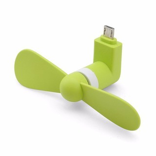 Quạt Mini Usb 2 Cánh Cắm Điện Thoại Android Iphone Type C (Sale 3 Ngày)