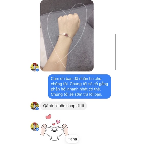 Lắc Tay Bạc 925 Hanada Đá Phối Lông Vũ