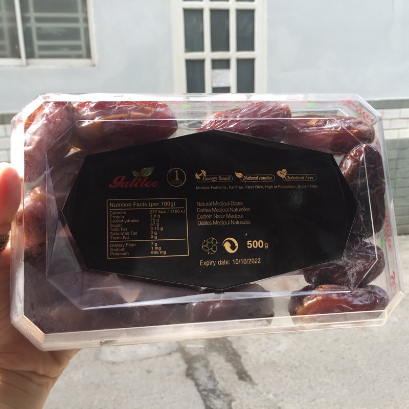 Chà là siêu to thượng hạn Galilee Israel 500g