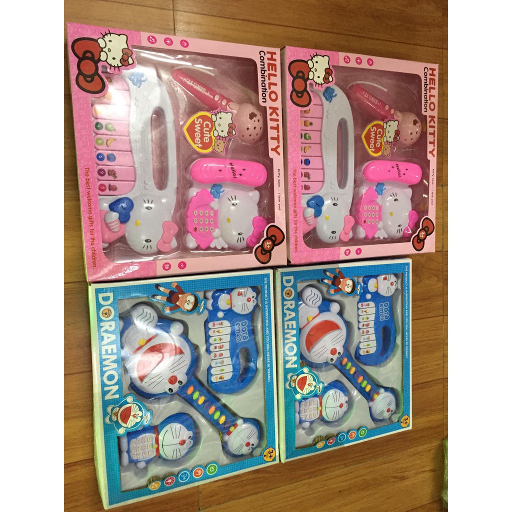 Đàn Nhạc DORAEMON Và HELLO KITTY 3 In 1