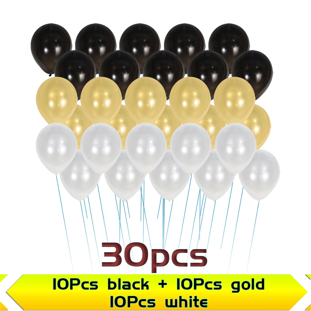 Bộ 30 bong bóng 10inch màu ngọc trai trang trí tiệc