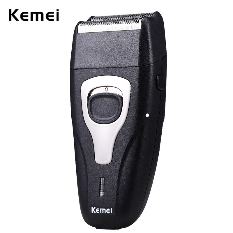 Tông đơ cắt tóc/ cạo râu Kemei hai lưỡi sạc pin đa năng tiện dụng