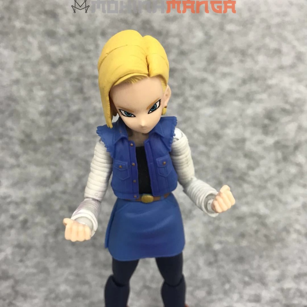 Mô hình SHF Android 18 robot Lazuli có khớp và phụ kiện Dragon Ball Bảy viên ngọc rồng Android18