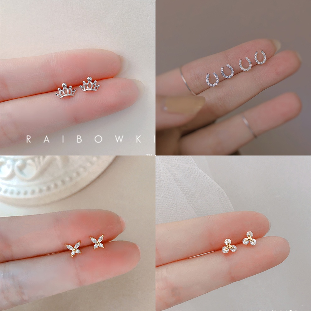 [MINI SIZE] Khuyên tai đá chọn mẫu siêu đẹp KT322