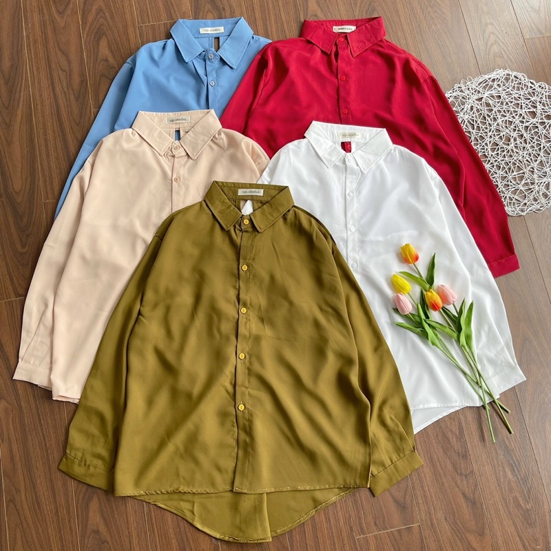 Sơ Mi Xoắn Lưng 5 Màu