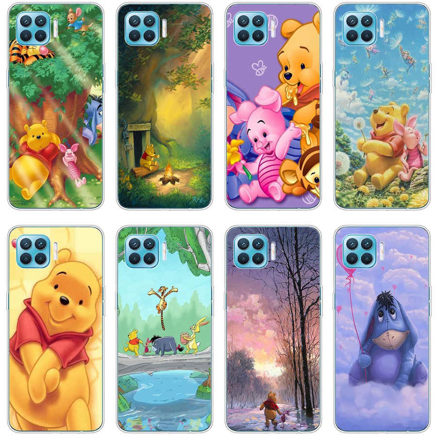 Ốp Lưng Điện Thoại Bằng Silicone Tpu Mềm Hình Gấu Pooh Cho Oppo K3 / A59 / F1S / A92 / A52 / A93 / R17 Pro / A73 / A77