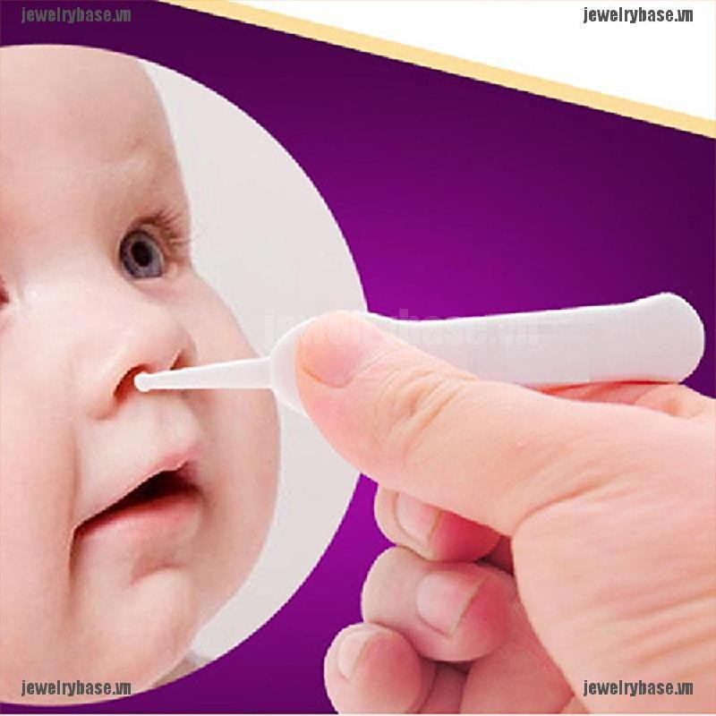 [Base] Baby's Cleaning Tweezer Ear Nose Navel Cleaner Remover Plastic Forceps Body Care, [VN]