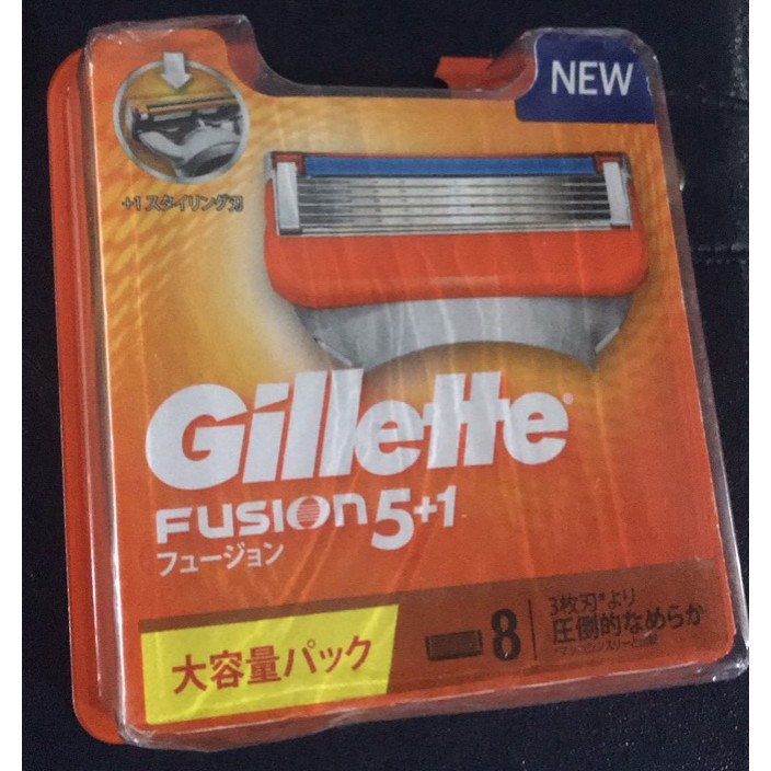 Lưỡi Dao Cạo Râu Gillette Fusion 5+1 (hộp 4/8 Chiếc)