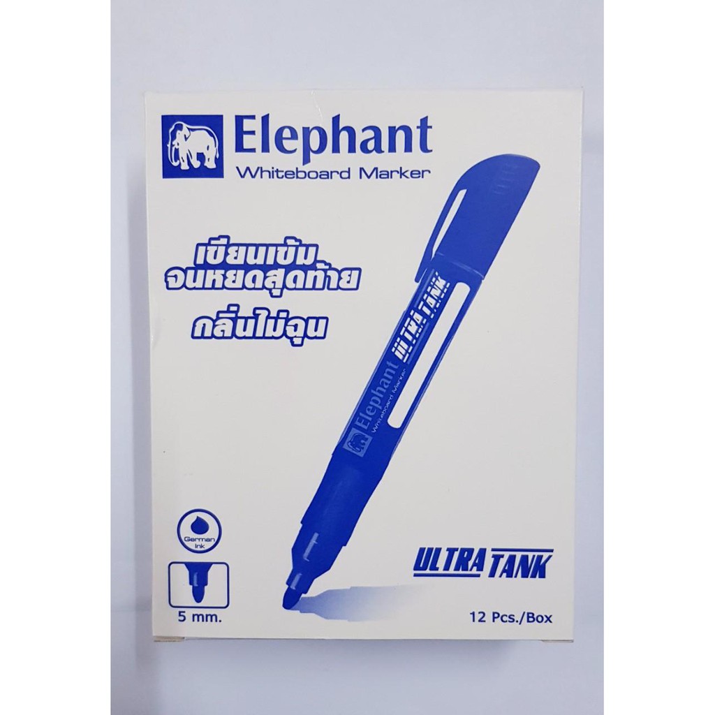 Bút lông bảng/ viết lông bảng Thái Lan-Elephant- Combo 12 Cây