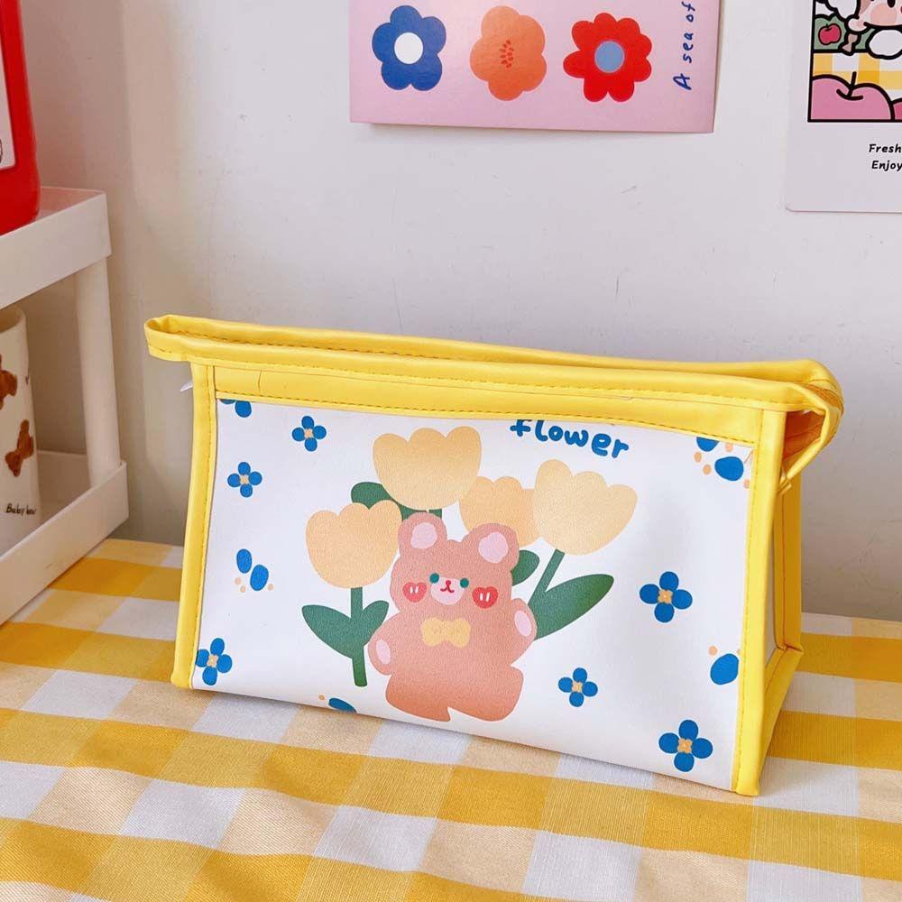Túi Đựng Bút Chống Thấm Nước Họa Tiết Hoạt Hình Dễ Thương