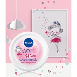 Kem dưỡng ẩm nivea soft princess cho mẹ và bé