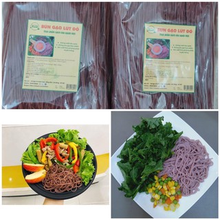 Bún gạo lứt đỏ gói 500g loại đặc biệt siêu dai siêu ngon.