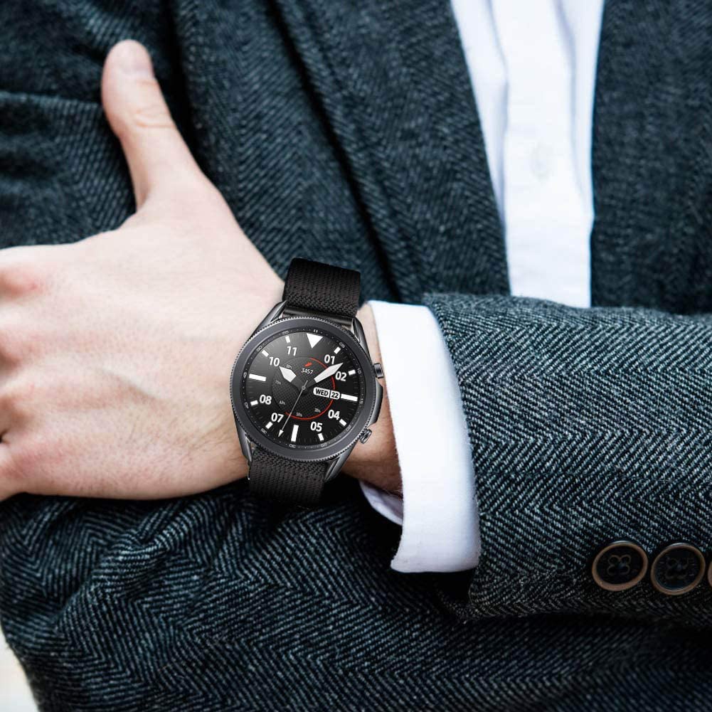 Dây Đeo Nylon Co Giãn Điều Chỉnh Được Cho Đồng Hồ Samsung Galaxy watch 4/classic/46mm/Active 2/Gear S3/Azfit Huawei GT 2/3 Pro
