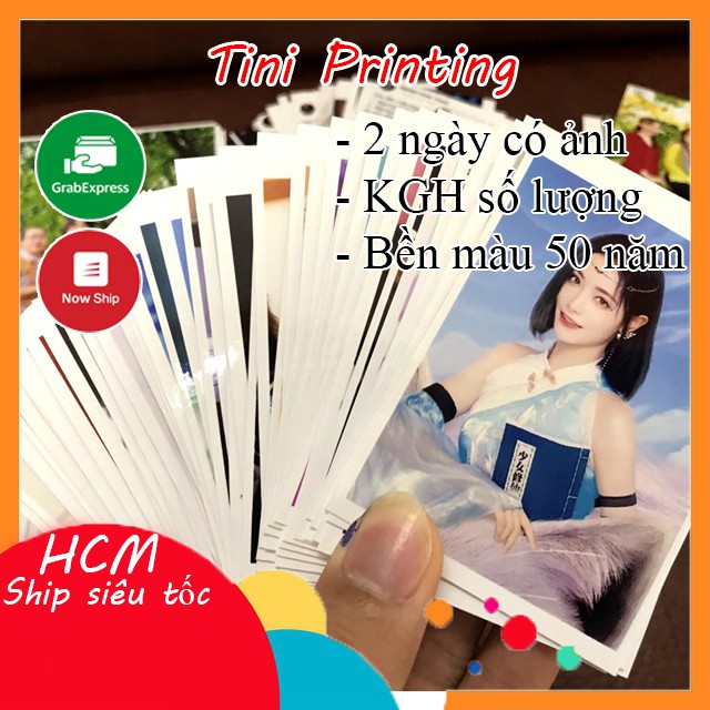 Rửa ảnh theo yêu cầu 6x9 bằng máy LAB Fujifilm chất lượng cao - In hình có keo để dán dễ dàng - Hình Polaroid đẹp giá rẻ