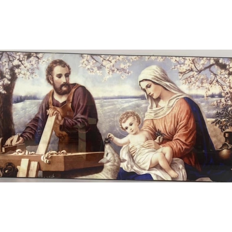 60x90cm Tranh Công Giáo ,tranh Tráng Gương Cao Cấp Hiện Đại, Chống Nước, Không Cong Vênh