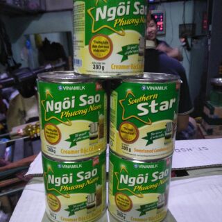 Combo 5 Lon Sữa đặc Ngoi Sao Phương Nam 380g 1lon Gia Thang 3 21